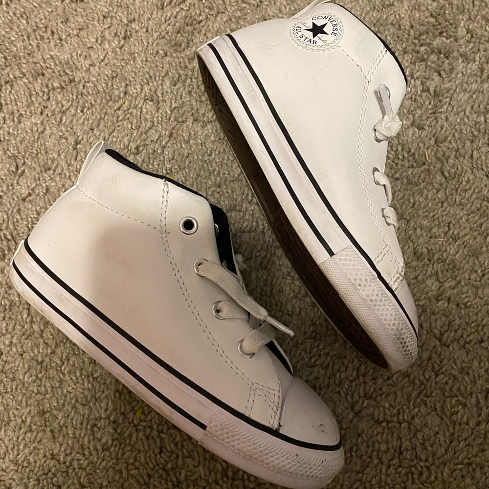 Leather converse